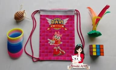 Mochila Brinquedos Retrô Tema Sonic