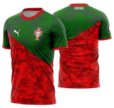 Arte Vetor Camisa Portugal Concept 2026