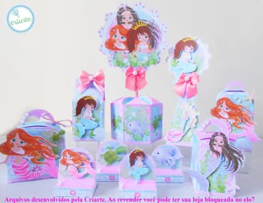 Kit Lembrancinhas Ariel