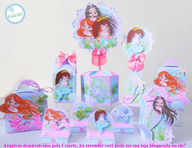 Kit Lembrancinhas Ariel