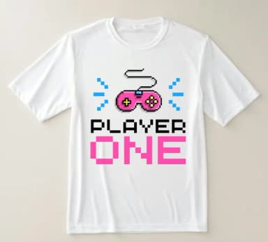Camiseta Gamer Player One Geek