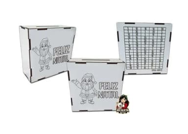 Cofrinho Personalizado Natal Lembrancinha