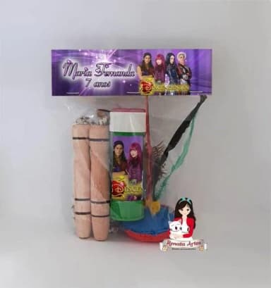 Kit Lembrancinha com Bolha de Sabão Descendentes 2