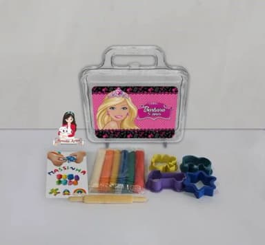 Kit Massinha na Maleta Barbie Nova