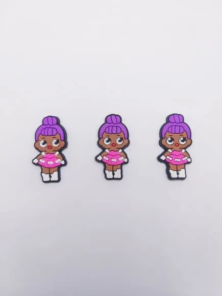 Aplique LOL Miss Baby Emborrachado de 3,6cm