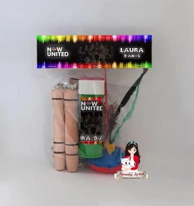 Kit Lembrancinha com Bolha de Sabão Now United