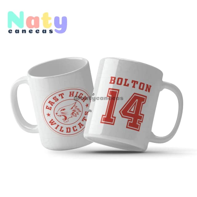 Caneca Personalizada High School Musical Personalize com Nome e Número