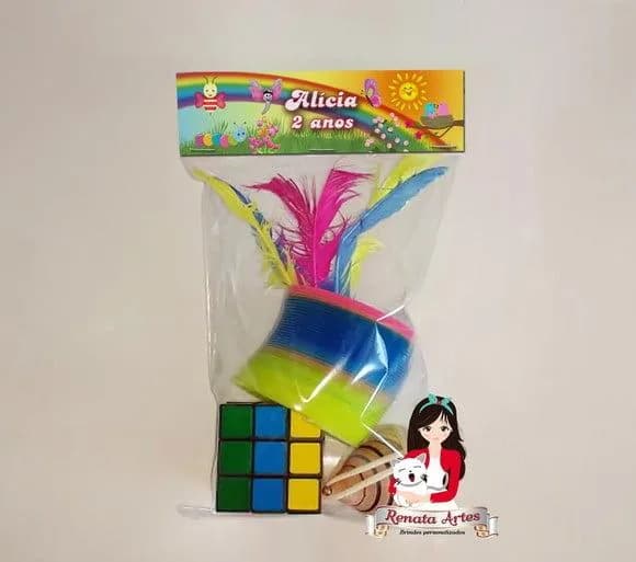 Kit Brinquedos Retrô Personalizado Tema Jardim Encantado