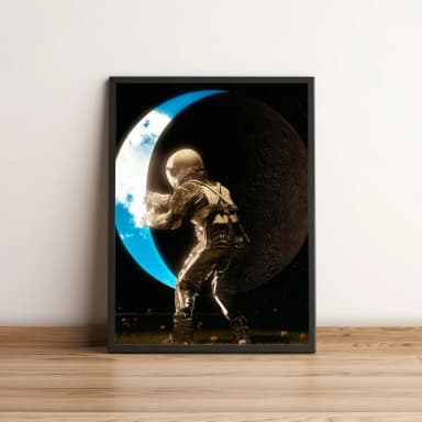 Quadro Astronauta em Buraco 102