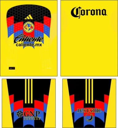 Arte Vetor Camisa America Local 2025-2026
