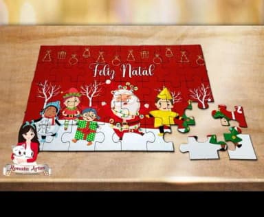 Quebra Cabeça Personalizado Natal Novo