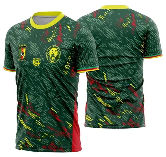 Arte Vetor Camisa Camarões Local 2025-2026