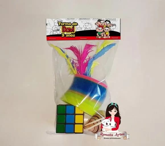 Kit Brinquedos Retrô Tema Desenhos Nacionais