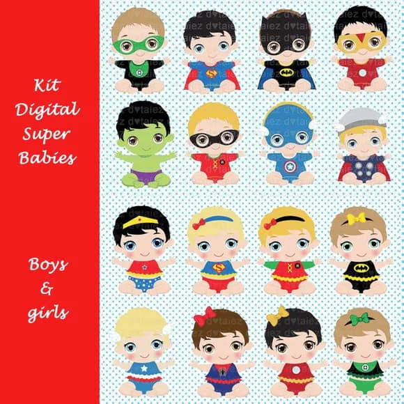 Kit Digital Supers Babies