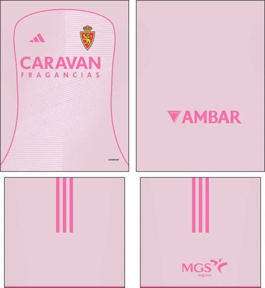 Arte Vetor Camisa Real Zaragoza Quarta 2025-2026