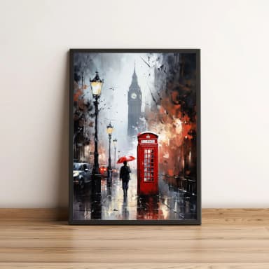 Quadro Cidade De Londres 88