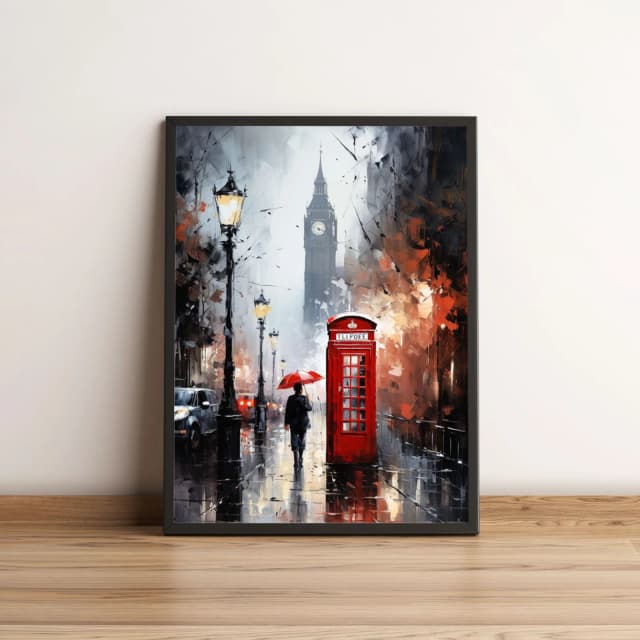 Quadro Cidade De Londres 88