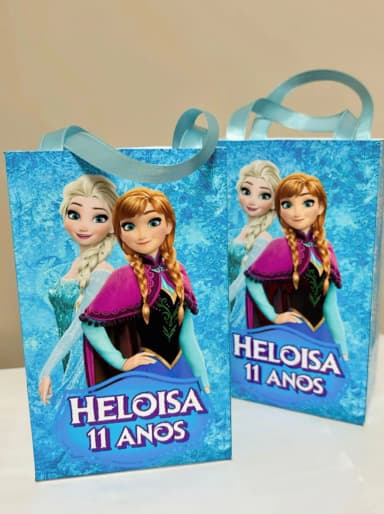 Sacolinhas Personalizada Frozen Lembrancinhas Para Aniversário