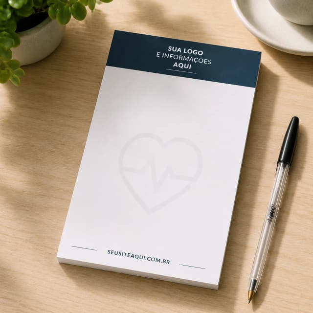 Bloco de Anotações Personalizado | Papelaria para Congressos, Eventos e Empresas | A partir de 100 Unidades