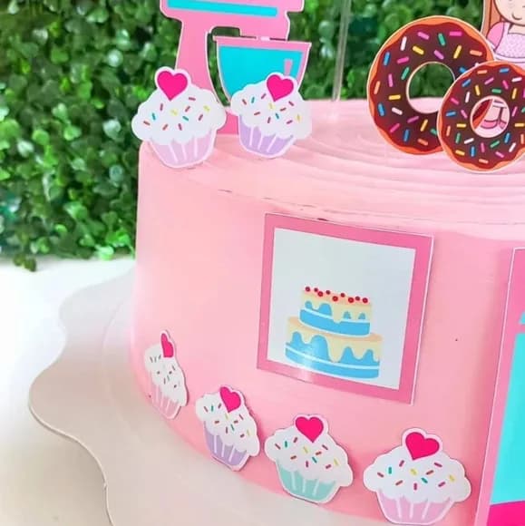 Topo de Bolo Confeitaria
