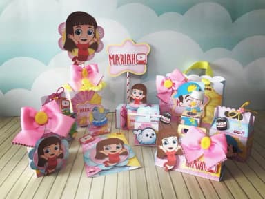 Kit 60 Lembrancinhas Gigi e Lucas Neto