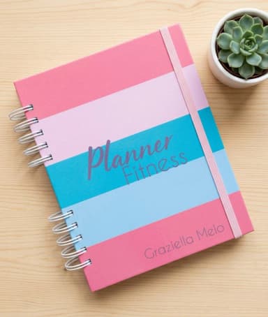 Planner Fitness Mod 01 + Divisórias - Escolha a Capa