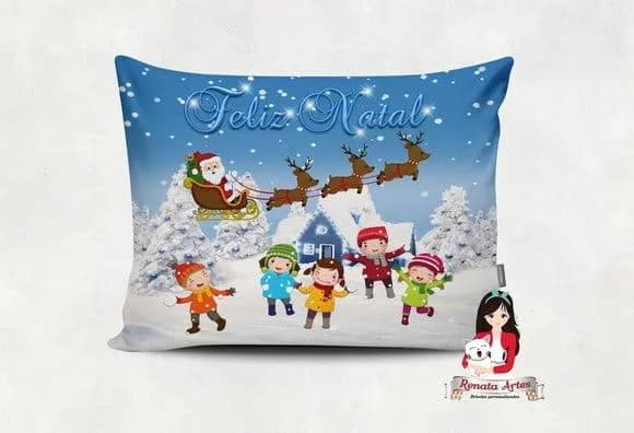 Almofada Personalizada Tema Natal