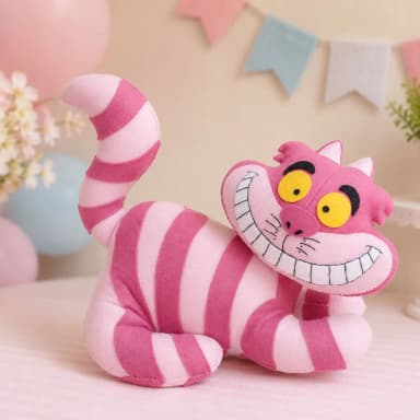Boneco Gato Risonho Da Alice No País Maravilhas Mundo Encantado da Bete