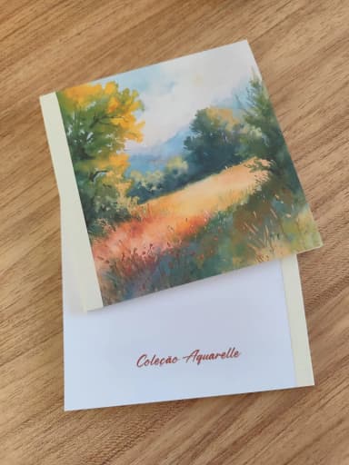 Caderno Aquarelle