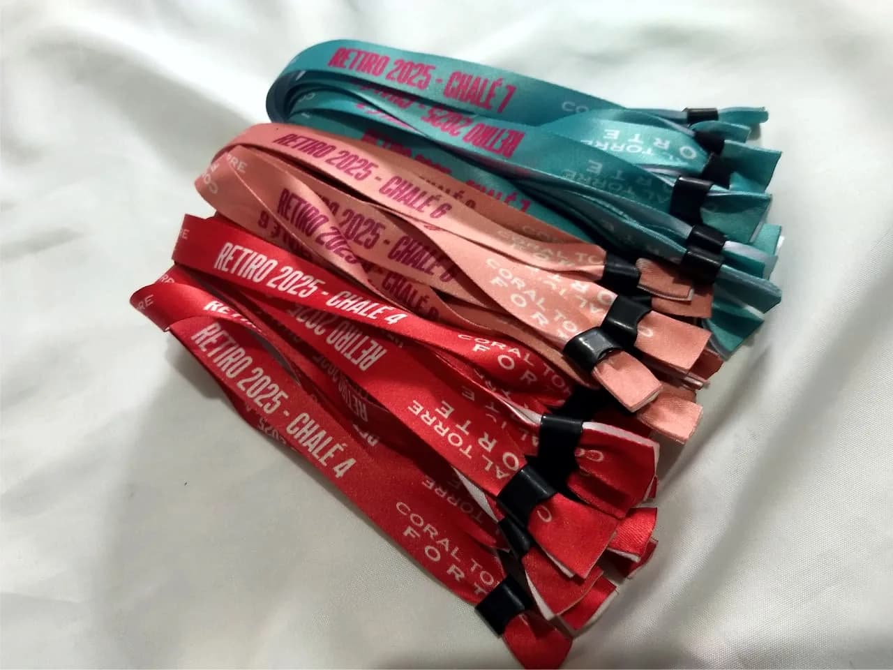 Pulseiras Personalizadas de Tecido Festas e Eventos !