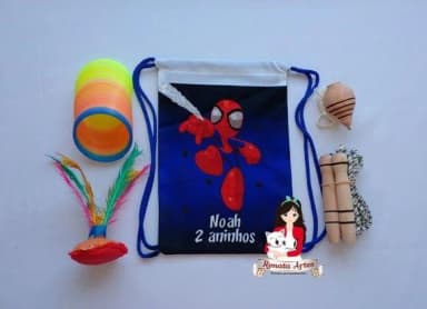 Mochila Boa Infância Tema Homem Aranha Baby