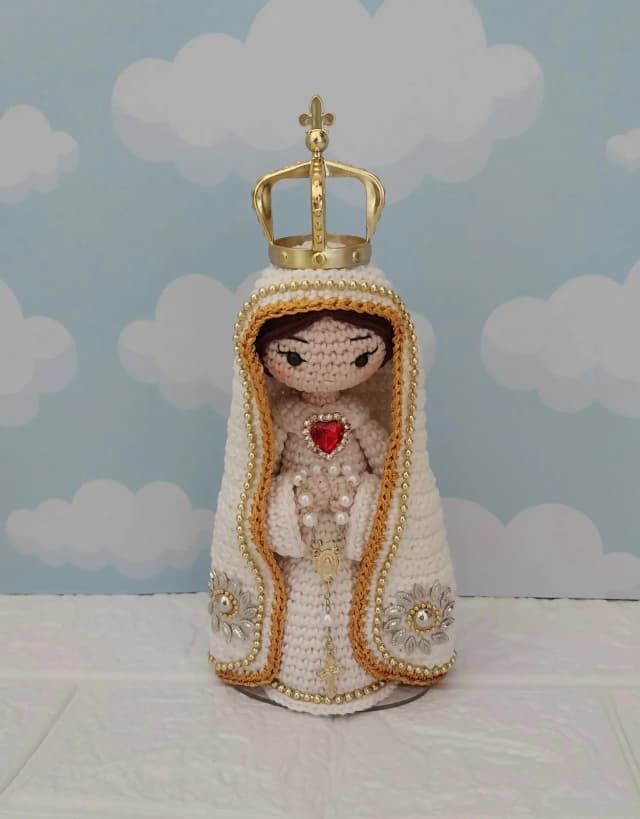 Nossa Senhora de Fátima Amigurumi
