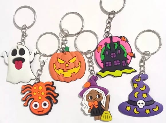 Chaveiro Halloween Emborrachados - 6 Unidades