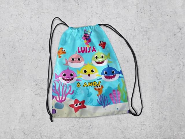 Mochilinha Personalizada ddo Baby Shark