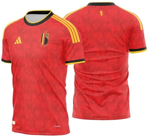 Arte Vetor Camisa Belgica Titular 2026