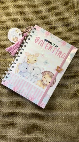 Caderneta de Saúde / Vacinação Personalizada - Safari Rosa