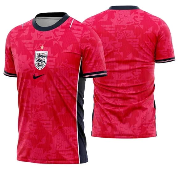 Arte Vetor Camisa Inglaterra Visita 2026