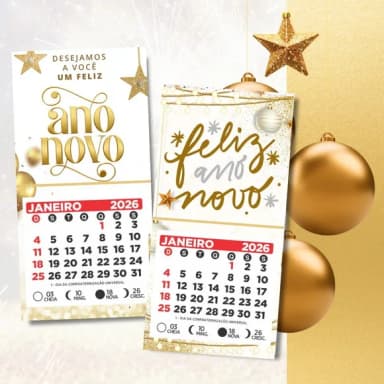 Mini Calendário 2026