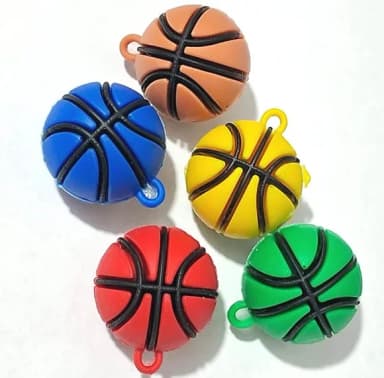 Pingente Bola de Basquete - 3 Peças Variados