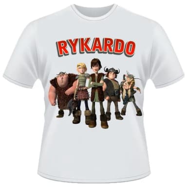 camiseta como treinar seu dragão