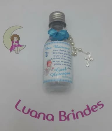 Garrafinhas e Mini Terço P/àgua Benta
