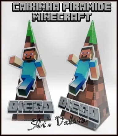 Caixa Pirâmide Minecraft