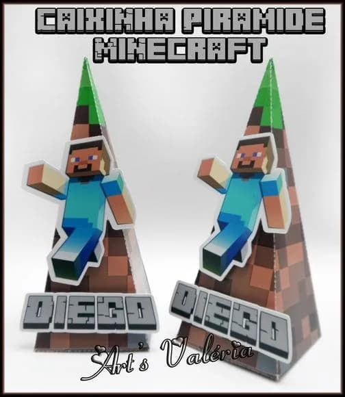 Caixa Pirâmide Minecraft