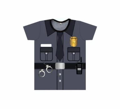 Camiseta Infantil Policial