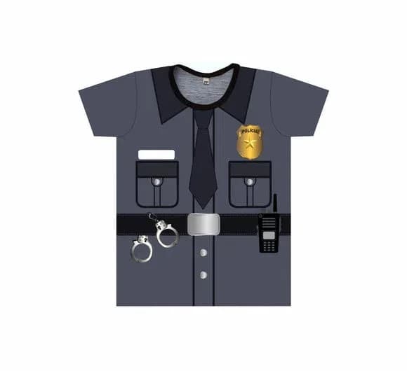 Camiseta Infantil Policial