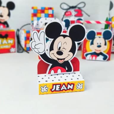 Caixa Bis - Mickey Quadriculado