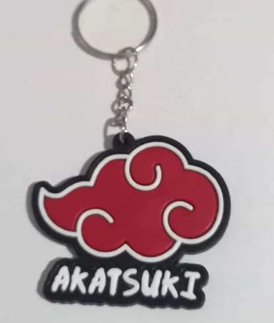 Chaveiro Akatsuki Emborrachado - 4 Peças