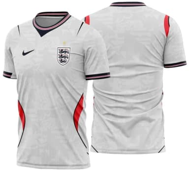 Arte Vetor Camisa Inglaterra Local 2026