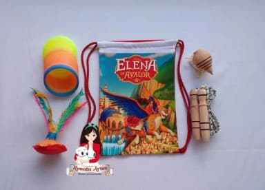 Mochila Boa Infância Personalizada Tema Elena de Avalor