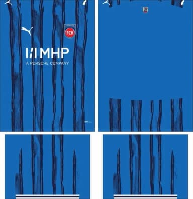 Arte Vetor Camisa 1. Fc Heidenheim Visita 2025-2026